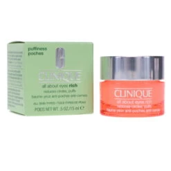 Simple CLINIQUE All About Eyes Rich 0.5 Oz 13 Simple CLINIQUE All About Eyes Rich 0.5 Oz -Laladaisy Trendy 1411270.07