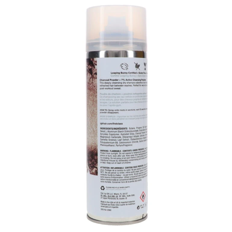 Simple IGK First Class Charcoal Detox Dry Shampoo 6.3 Oz 6 Simple IGK First Class Charcoal Detox Dry Shampoo 6.3 Oz - Image 4