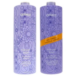 Simple Amika Bust Your Brass Cool Blonde Shampoo 33.8 Oz & Conditioner 33.8 Oz Combo Pack