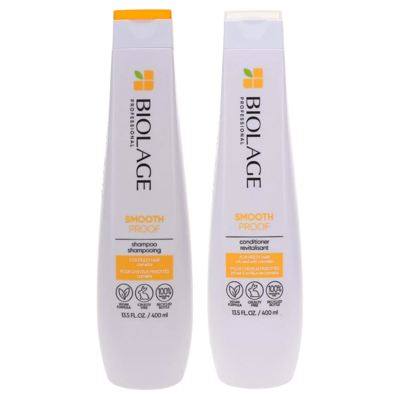 Simple Matrix Biolage SmoothProof Shampoo 13.5 Oz & Biolage SmoothProof Conditioner 13.5 Oz Combo Pack 3 Simple Matrix Biolage SmoothProof Shampoo 13.5 Oz & Biolage SmoothProof Conditioner 13.5 Oz Combo Pack