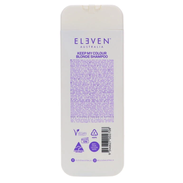 Simple ELEVEN Keep My Colour Blonde Shampoo 10.1 Oz 5 Simple ELEVEN Keep My Colour Blonde Shampoo 10.1 Oz - Image 3