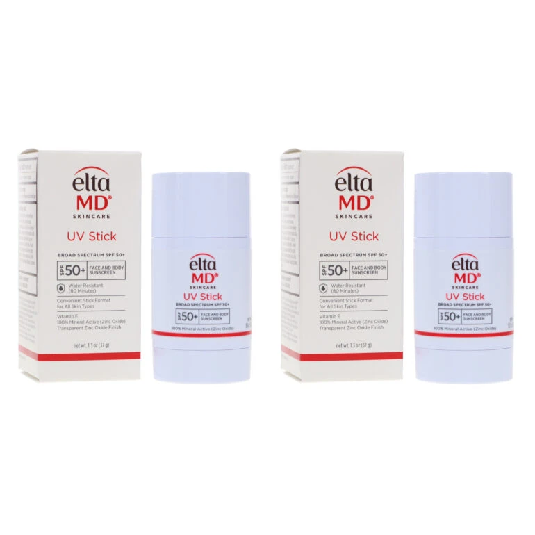Simple EltaMD UV Stick Broad Spectrum SPF 50+ 1.3 Oz 2 Pack 3 Simple EltaMD UV Stick Broad Spectrum SPF 50+ 1.3 Oz 2 Pack