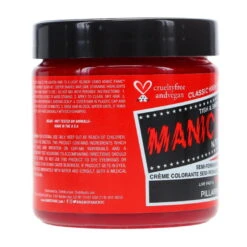Simple MANIC PANIC Classic High Voltage Pillarbox Red 4 Oz -Laladaisy Trendy 1441450.07 2