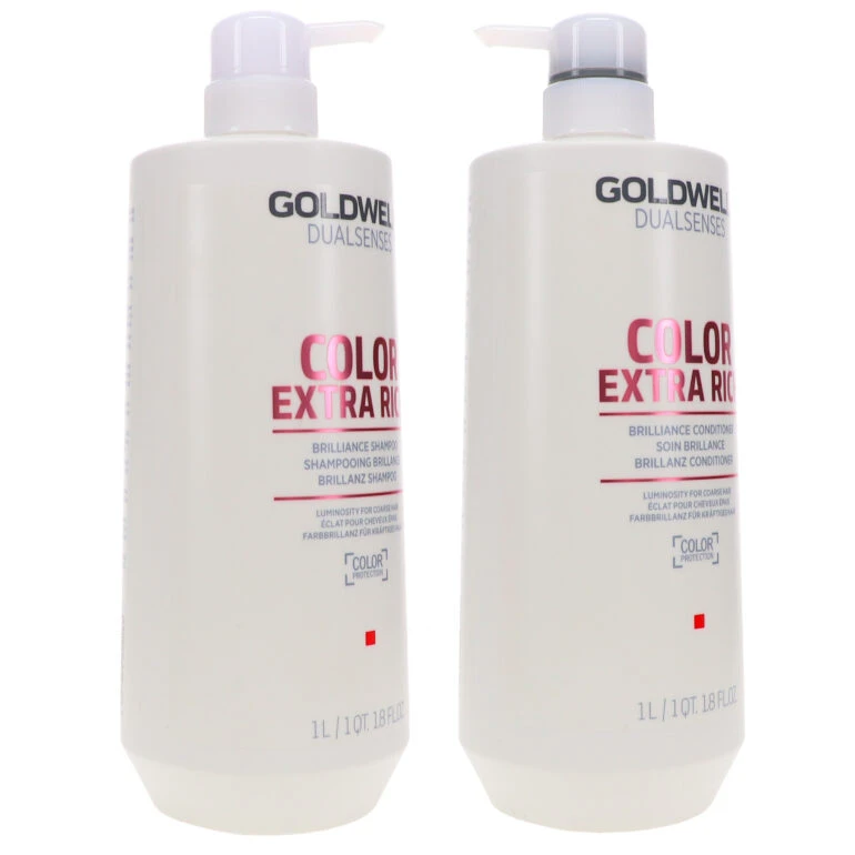 Simple Goldwell Dualsenses Color Extra Rich Brilliance Shampoo 33.8 Oz & Dualsenses Color Extra Rich Brilliance Conditioner 33.8 Oz Combo Pack 8 Simple Goldwell Dualsenses Color Extra Rich Brilliance Shampoo 33.8 Oz & Dualsenses Color Extra Rich Brilliance Conditioner 33.8 Oz Combo Pack - Image 6