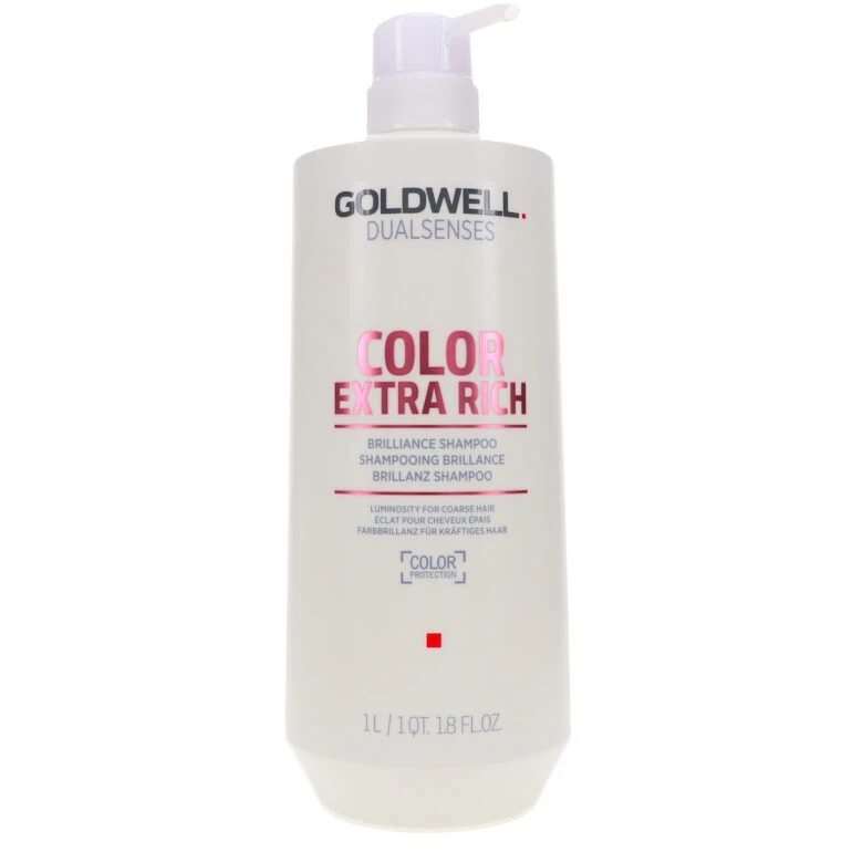 Simple Goldwell Dualsenses Color Extra Rich Brilliance Shampoo 33.8 Oz & Dualsenses Color Extra Rich Brilliance Conditioner 33.8 Oz Combo Pack 9 Simple Goldwell Dualsenses Color Extra Rich Brilliance Shampoo 33.8 Oz & Dualsenses Color Extra Rich Brilliance Conditioner 33.8 Oz Combo Pack - Image 7