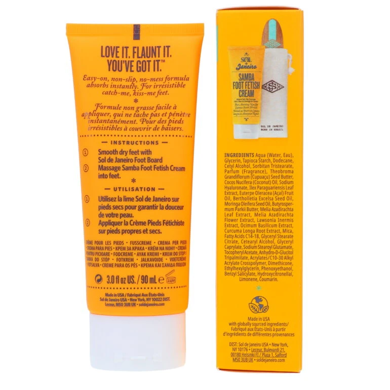 Simple Sol De Janeiro Samba Foot Fetish Cream 3 Oz 10 Simple Sol De Janeiro Samba Foot Fetish Cream 3 Oz - Image 8