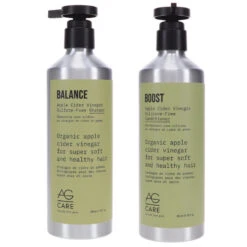 Simple AG Care Balance Apple Cider Vinegar Sulfate-Free Shampoo 12 Oz & Boost Apple Cider Vinegar Conditioner 12 Oz Combo Pack -Laladaisy Trendy 1442833.01
