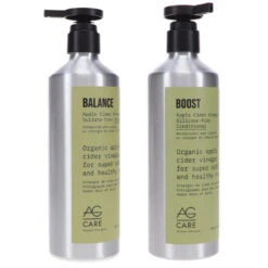 Simple AG Care Balance Apple Cider Vinegar Sulfate-Free Shampoo 12 Oz & Boost Apple Cider Vinegar Conditioner 12 Oz Combo Pack -Laladaisy Trendy 1442833.06