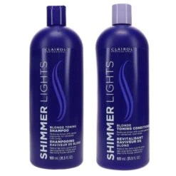 Simple Shimmer Lights Blonde Toning Shampoo 31.5 Oz & Conditioner 31.5 Oz Combo Pack