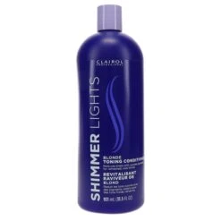 Simple Shimmer Lights Blonde Toning Shampoo 31.5 Oz & Conditioner 31.5 Oz Combo Pack -Laladaisy Trendy 1443292.08