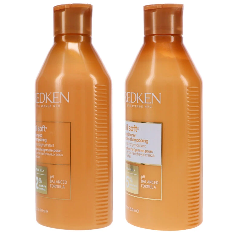 Simple Redken All Soft Shampoo 16.9 Oz & All Soft Conditioner 16.9 Oz Combo Pack 4 Simple Redken All Soft Shampoo 16.9 Oz & All Soft Conditioner 16.9 Oz Combo Pack - Image 2