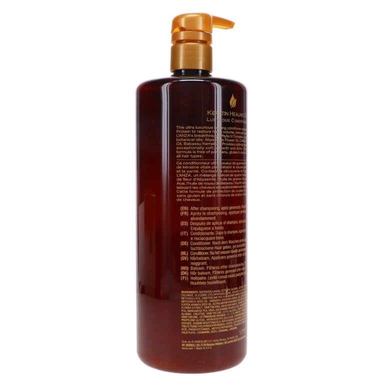 Simple L’ANZA Keratin Healing Oil Lustrous Conditioner 32.1 Oz 8 Simple L’ANZA Keratin Healing Oil Lustrous Conditioner 32.1 Oz - Image 6