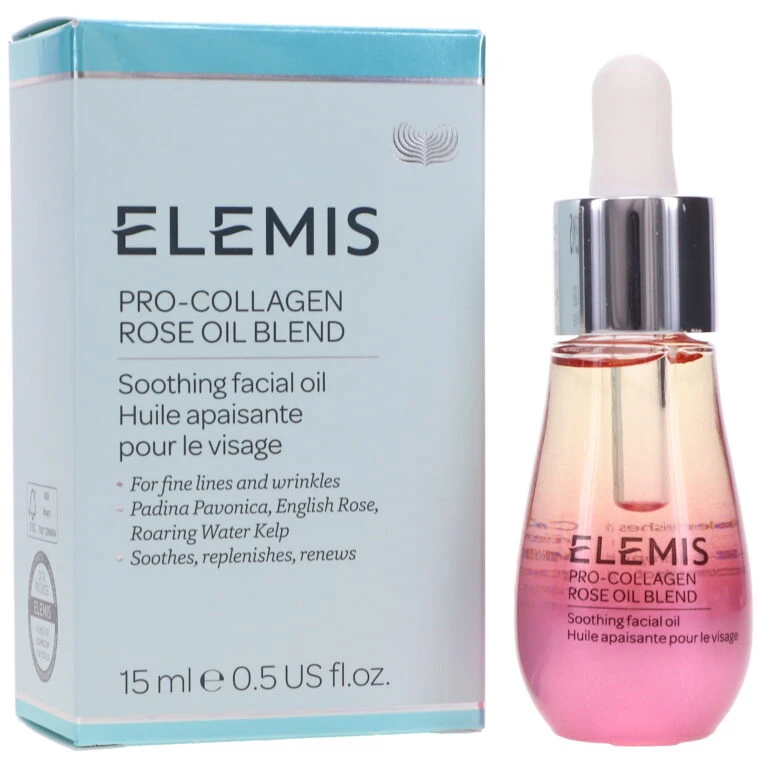 Simple ELEMIS Pro-Collagen Rose Facial Oil 0.5 Oz 5 Simple ELEMIS Pro-Collagen Rose Facial Oil 0.5 Oz - Image 3
