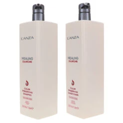 Simple L’ANZA Healing ColorCare Color-Preserving Shampoo 33.8 Oz & Healing ColorCare Color-Preserving Conditioner 33.8 Oz Combo Pack -Laladaisy Trendy 1444110.02 2