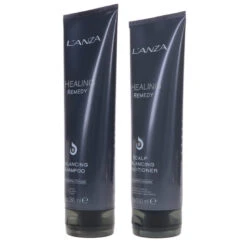 Simple L’ANZA Healing Remedy Balancing Shampoo 9 Oz & Healing Remedy Scalp Balancing Conditioner 8.5 Oz Combo Pack -Laladaisy Trendy 1444111.02