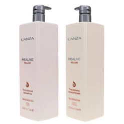 Simple L’ANZA Healing Volume Thickening Shampoo 33.8 Oz & Healing Volume Thickening Conditioner 33.8 Oz Combo Pack -Laladaisy Trendy 1444112.02 2
