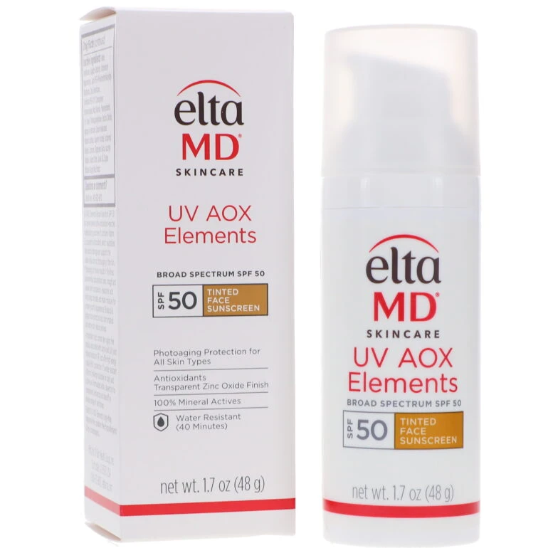 Simple EltaMD UV AOX Elements Tinted Mineral Face Sunscreen SPF 50 1.7 Oz 8 Simple EltaMD UV AOX Elements Tinted Mineral Face Sunscreen SPF 50 1.7 Oz - Image 6