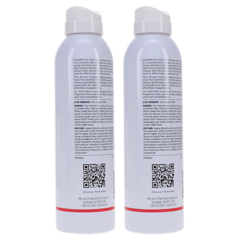 Simple EltaMD UV AOX Mist Broad-Spectrum SPF 40 5 Oz 2 Pack 6 Simple EltaMD UV AOX Mist Broad-Spectrum SPF 40 5 Oz 2 Pack - Image 4