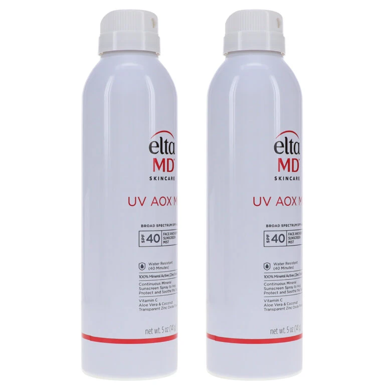 Simple EltaMD UV AOX Mist Broad-Spectrum SPF 40 5 Oz 2 Pack 4 Simple EltaMD UV AOX Mist Broad-Spectrum SPF 40 5 Oz 2 Pack - Image 2