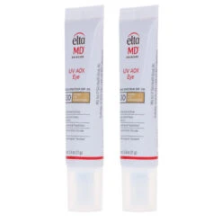 Simple EltaMD UV AOX Tinted Mineral Eye Sunscreen SPF 30 0.4 Oz 2 Pack
