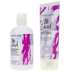 Simple Bumble And Bumble Curl Moisturizing Shampoo 8.5 Oz & Curl 3-in-1 Conditioner 6.7 Oz Combo Pack