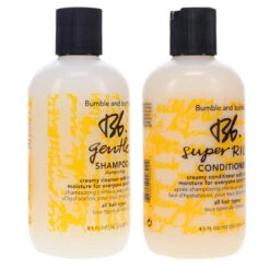 Simple Bumble And Bumble Gentle Shampoo 8.5 Oz & Super Rich Conditioner 8.5 Oz Combo Pack -Laladaisy Trendy 1444775.06