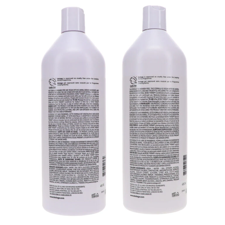 Simple Matrix Biolage Bond Therapy Sulfate-Free Shampoo 33.8 Oz & Bond Therapy Conditioner 33.8 Oz Combo Pack 6 Simple Matrix Biolage Bond Therapy Sulfate-Free Shampoo 33.8 Oz & Bond Therapy Conditioner 33.8 Oz Combo Pack - Image 4