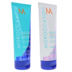 Simple Moroccanoil Blonde Perfecting Purple Shampoo 6.7 Oz & Blonde Perfecting Purple Conditioner 6 Oz Combo Pack -Laladaisy Trendy 1444848.06 2