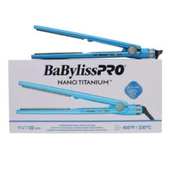Simple BaBylissPRO Nano Titanium 1¼” Dual Ionic Flat Iron