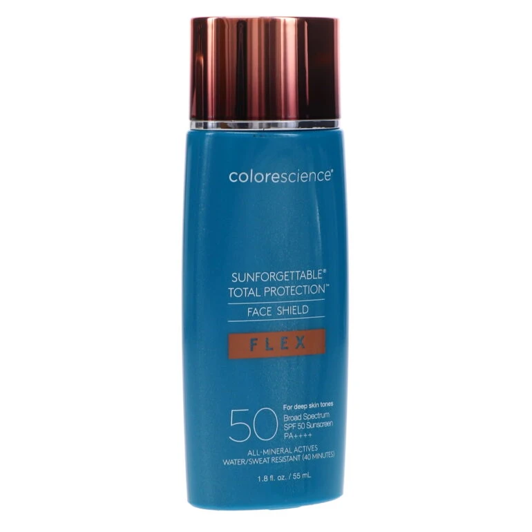 Simple Colorescience Sunforgettable Total Protection Face Shield Flex SPF 50 Deep 1.8 Oz 3 Simple Colorescience Sunforgettable Total Protection Face Shield Flex SPF 50 Deep 1.8 Oz