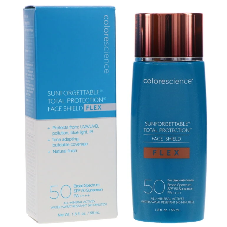 Simple Colorescience Sunforgettable Total Protection Face Shield Flex SPF 50 Deep 1.8 Oz 9 Simple Colorescience Sunforgettable Total Protection Face Shield Flex SPF 50 Deep 1.8 Oz - Image 7