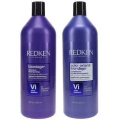 Simple Redken Blondage Color Depositing Purple Shampoo 33.8 Oz & Color Extend Blondage Color Depositing Purple Conditioner 33.8 Oz Combo Pack -Laladaisy Trendy 1444905.01 2