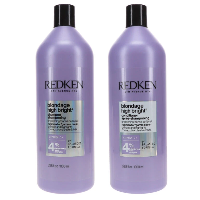 Simple Redken Blondage High Bright Shampoo 33.8 Oz & Blondage High Bright Conditioner 33.8 Oz Combo Pack 5 Simple Redken Blondage High Bright Shampoo 33.8 Oz & Blondage High Bright Conditioner 33.8 Oz Combo Pack - Image 3
