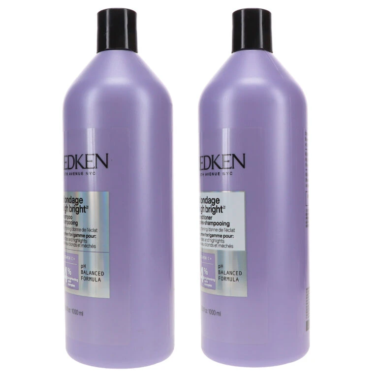 Simple Redken Blondage High Bright Shampoo 33.8 Oz & Blondage High Bright Conditioner 33.8 Oz Combo Pack 7 Simple Redken Blondage High Bright Shampoo 33.8 Oz & Blondage High Bright Conditioner 33.8 Oz Combo Pack - Image 5