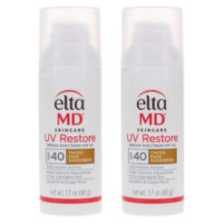 Simple EltaMD UV Restore Tinted Broad Spectrum Facial Sunscreen SPF 40 1.7 Oz 2 Pack -Laladaisy Trendy 1444916new.01 2