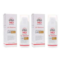 Simple EltaMD UV Restore Tinted Broad Spectrum Facial Sunscreen SPF 40 1.7 Oz 2 Pack -Laladaisy Trendy 1444916new.07 2