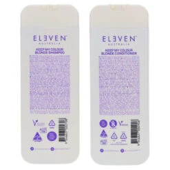 Simple ELEVEN Australia Keep My Colour Blonde Shampoo 10.1 Oz & Keep My Colour Blonde Conditioner 10.1 Oz Combo Pack 17 Simple ELEVEN Australia Keep My Colour Blonde Shampoo 10.1 Oz & Keep My Colour Blonde Conditioner 10.1 Oz Combo Pack -Laladaisy Trendy 1444932.04
