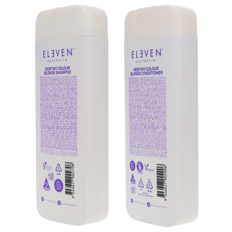 Simple ELEVEN Australia Keep My Colour Blonde Shampoo 10.1 Oz & Keep My Colour Blonde Conditioner 10.1 Oz Combo Pack 8 Simple ELEVEN Australia Keep My Colour Blonde Shampoo 10.1 Oz & Keep My Colour Blonde Conditioner 10.1 Oz Combo Pack - Image 6