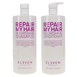 Simple ELEVEN Australia Repair My Hair Nourishing Shampoo 32.5 Oz & Repair My Hair Nourishing Conditioner 32.5 Oz Combo Pack -Laladaisy Trendy 1444935.01 2
