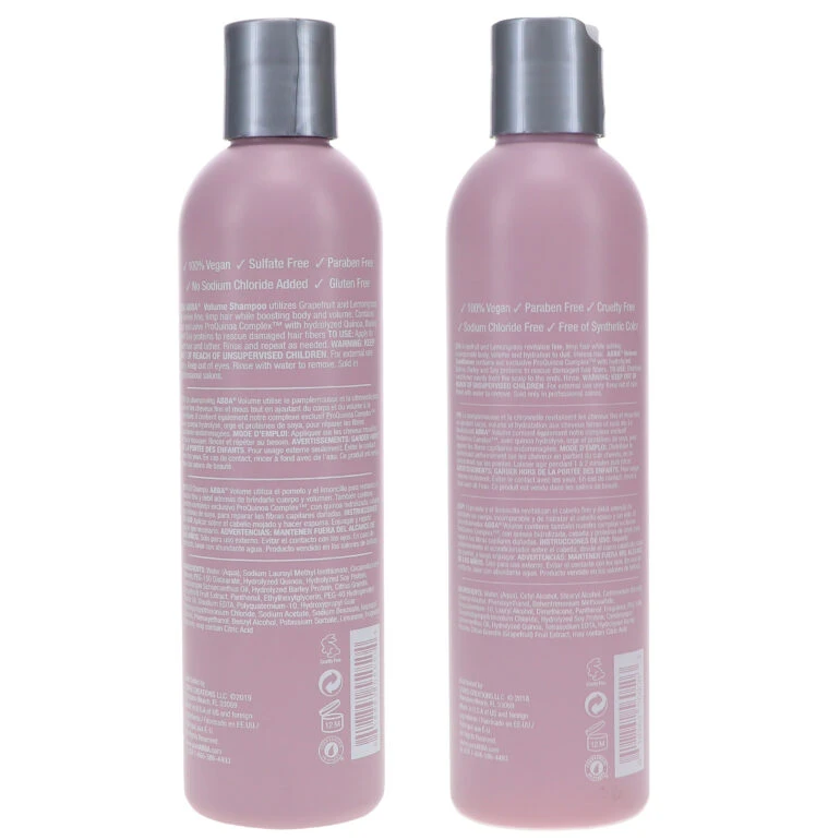 Simple ABBA Volume Shampoo 8 Oz & Volume Conditioner 8 Oz Combo Pack 8 Simple ABBA Volume Shampoo 8 Oz & Volume Conditioner 8 Oz Combo Pack - Image 6