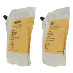 Simple AG Care Smoooth Coconut Smoothing Shampoo 33.8 Oz & Sleeek Conditioner 33.8 Oz -Laladaisy Trendy 1444989.02 2