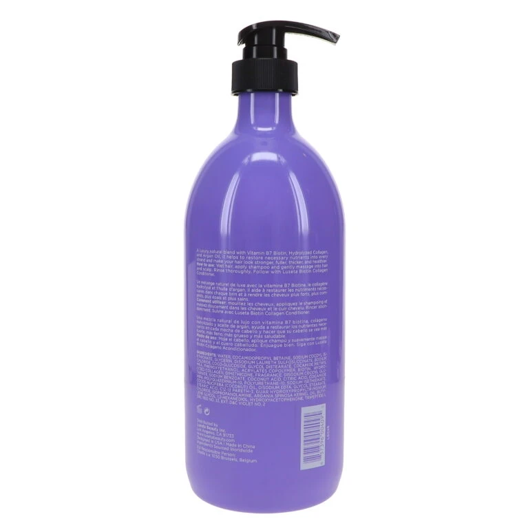 Simple Luseta Biotin & Collagen Shampoo 33.8 Oz 8 Simple Luseta Biotin & Collagen Shampoo 33.8 Oz - Image 6