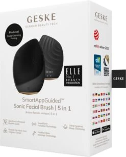 Simple GESKE Sonic Facial Brush 5 In 1 Gray -Laladaisy Trendy 1445872.8