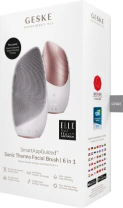 Simple GESKE Sonic Thermo Facial Brush 6 In 1 Starlight -Laladaisy Trendy 1445875.8