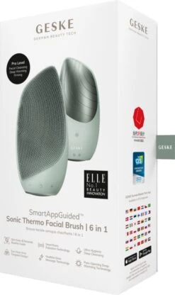 Simple GESKE Sonic Thermo Facial Brush 6 In 1 Green -Laladaisy Trendy 1445876.8