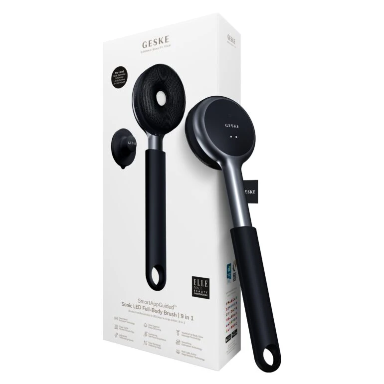 Simple GESKE Sonic LED Full-Body Brush & Intensive Exfoliator 9 In 1 Black 3 Simple GESKE Sonic LED Full-Body Brush & Intensive Exfoliator 9 In 1 Black