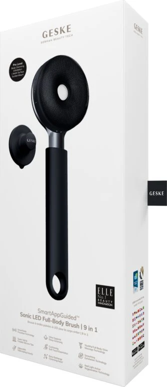 Simple GESKE Sonic LED Full-Body Brush & Intensive Exfoliator 9 In 1 Black 10 Simple GESKE Sonic LED Full-Body Brush & Intensive Exfoliator 9 In 1 Black - Image 8
