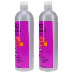 Simple TIGI Serial Blonde Restoring Shampoo 25.36 Oz & Serial Blonde Restoring Conditioner 25.36 Oz Combo Pack -Laladaisy Trendy 1446016.02 2