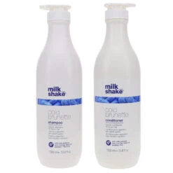 Simple Milk_shake Cold Brunette Shampoo 33.8 Oz & Cold Brunette Conditioner 33.8 Oz Combo Pack -Laladaisy Trendy 1446170.01 2