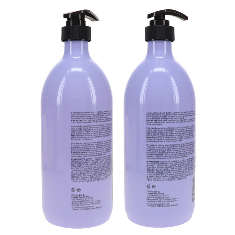 Simple Luseta Biotin B-Complex Thickening Shampoo 33.8 Oz & Biotin B-Complex Thickening Conditioner 33.8 Oz Combo Pack 10 Simple Luseta Biotin B-Complex Thickening Shampoo 33.8 Oz & Biotin B-Complex Thickening Conditioner 33.8 Oz Combo Pack - Image 8